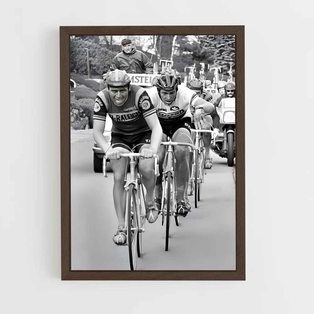 Poster La Route des Cyclistes – affiche Cyclisme (vue 5)